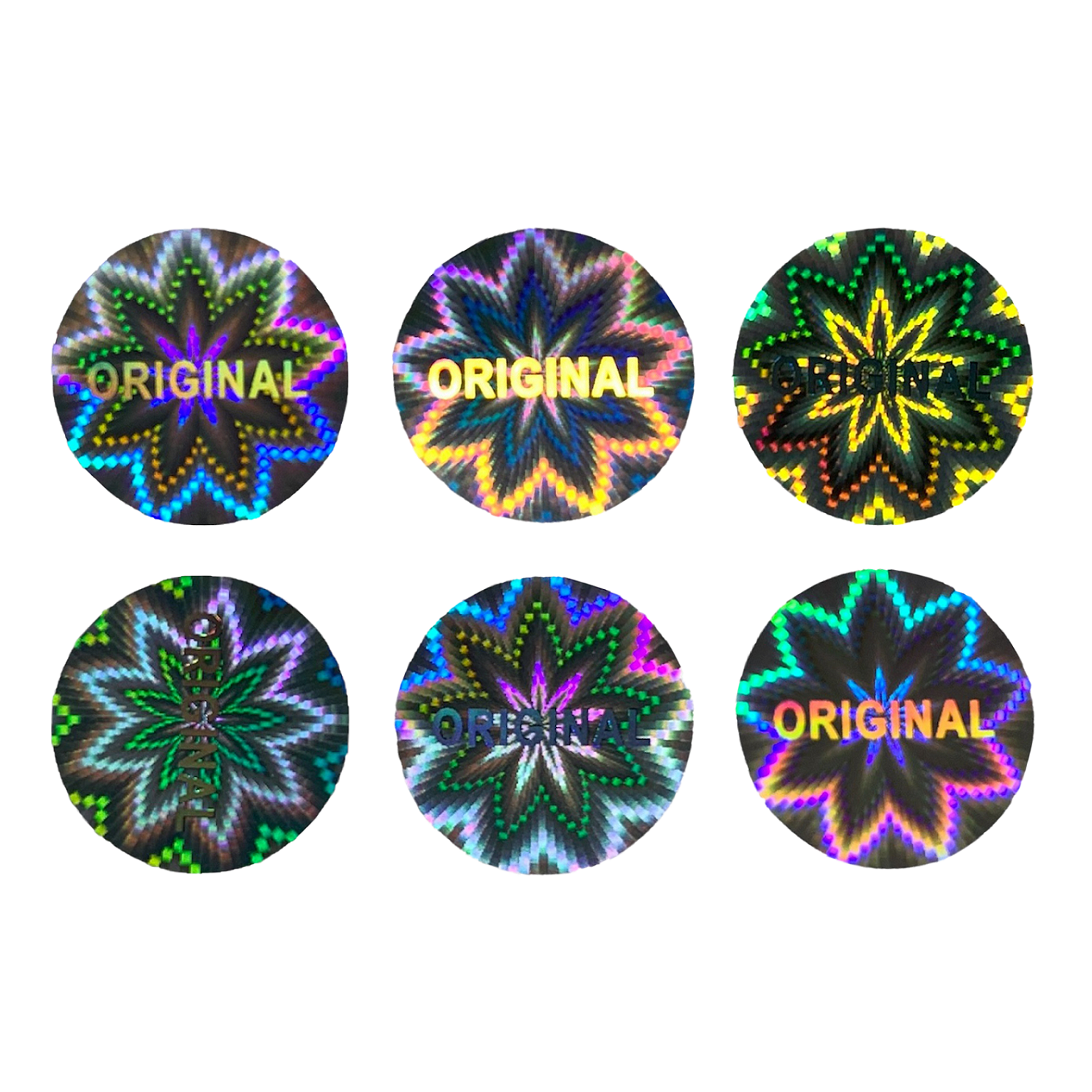 Label Sticker Round - 200pcs/400pcs Round 15x15mm Original Hologram label