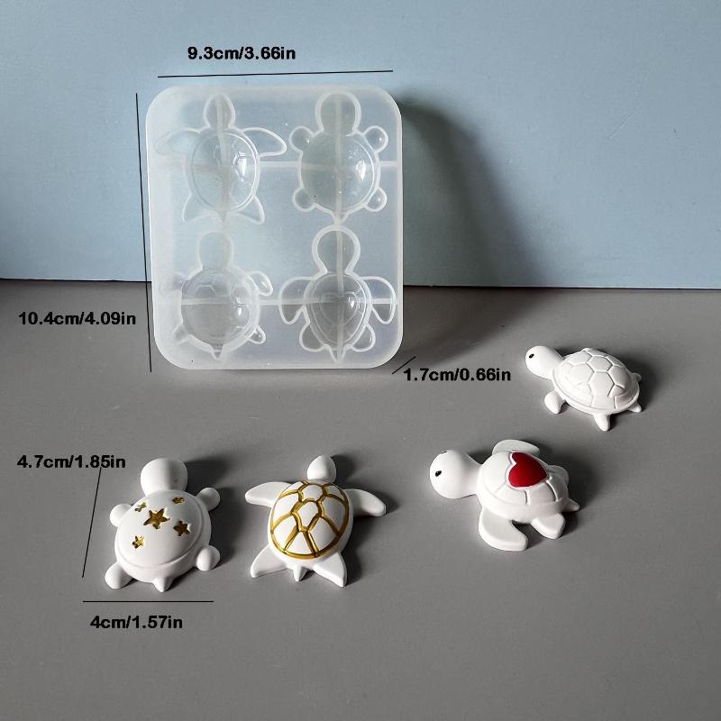 Candle Making Jelly - Turtle Shape Silicone Mould Set, Creative