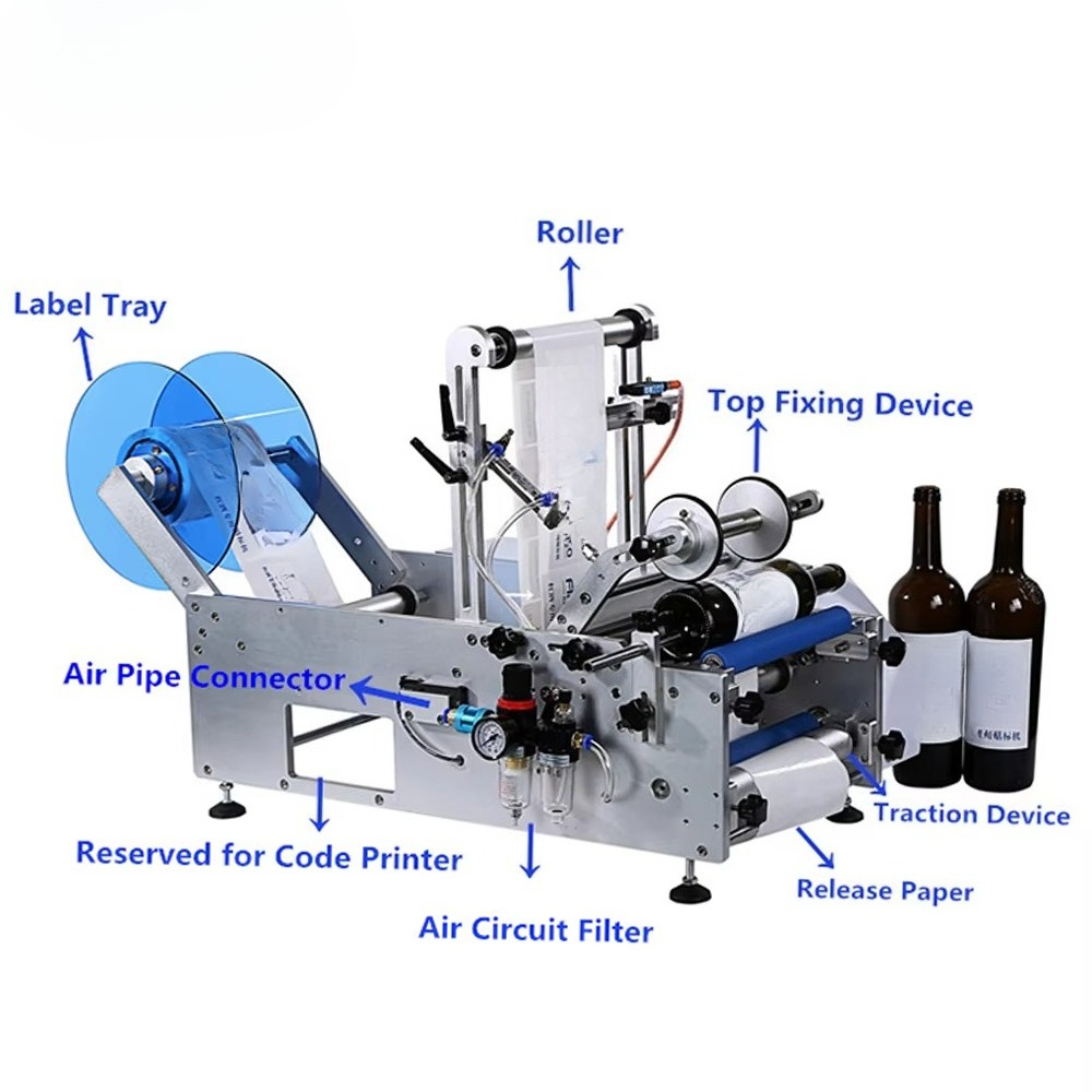 Bottle Labeling Printing Machi - Label Sticker Round บทวิจารณ์และราคา
