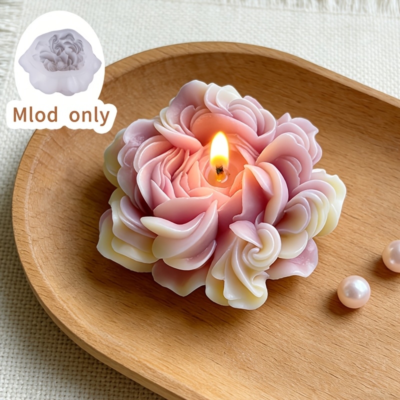 Austin Rose Flower Candle Sili - Candle Making Jelly บทวิจารณ์และราคา
