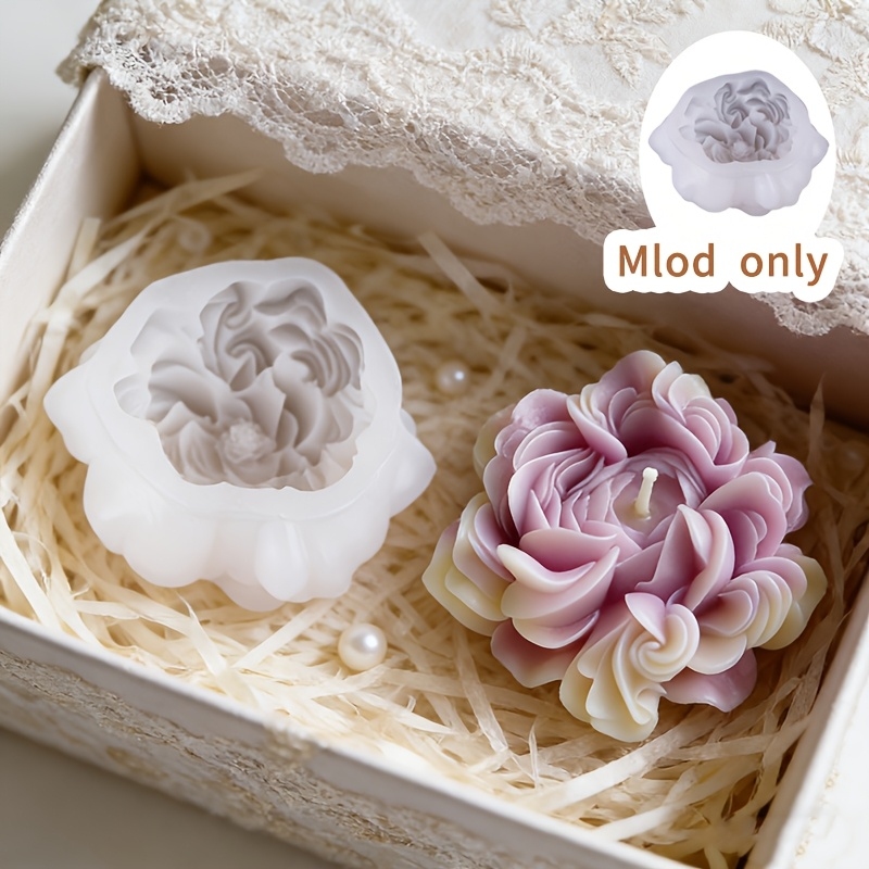 Austin Rose Flower Candle Sili - Candle Making Jelly บทวิจารณ์และราคา