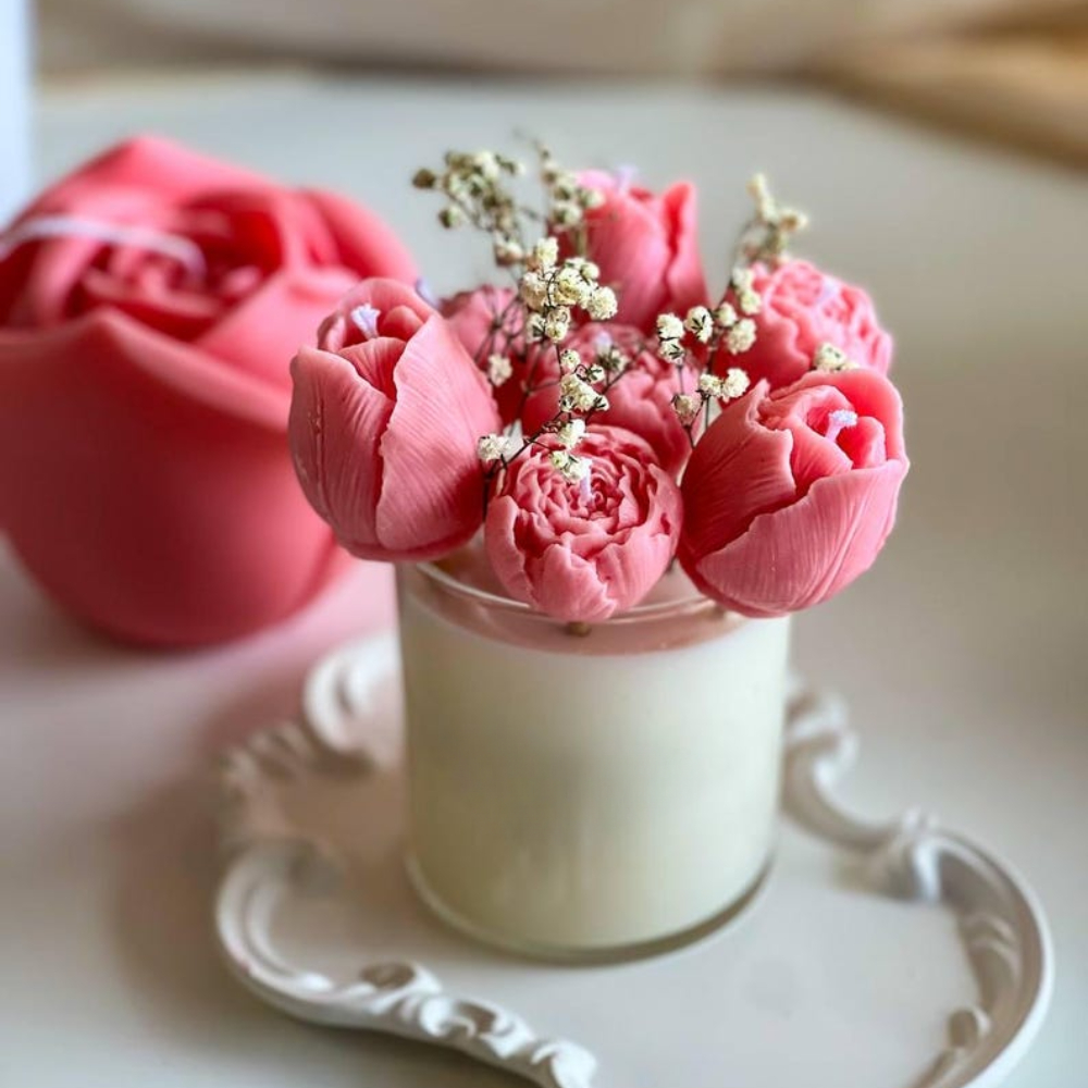 2pcs Tulip Austin Silicone Can - Candle Making Austin บทวิจารณ์และราคา