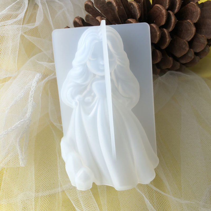 3D Cute Princess Silicone Cand - Candle Making Items บทวิจารณ์และราคา