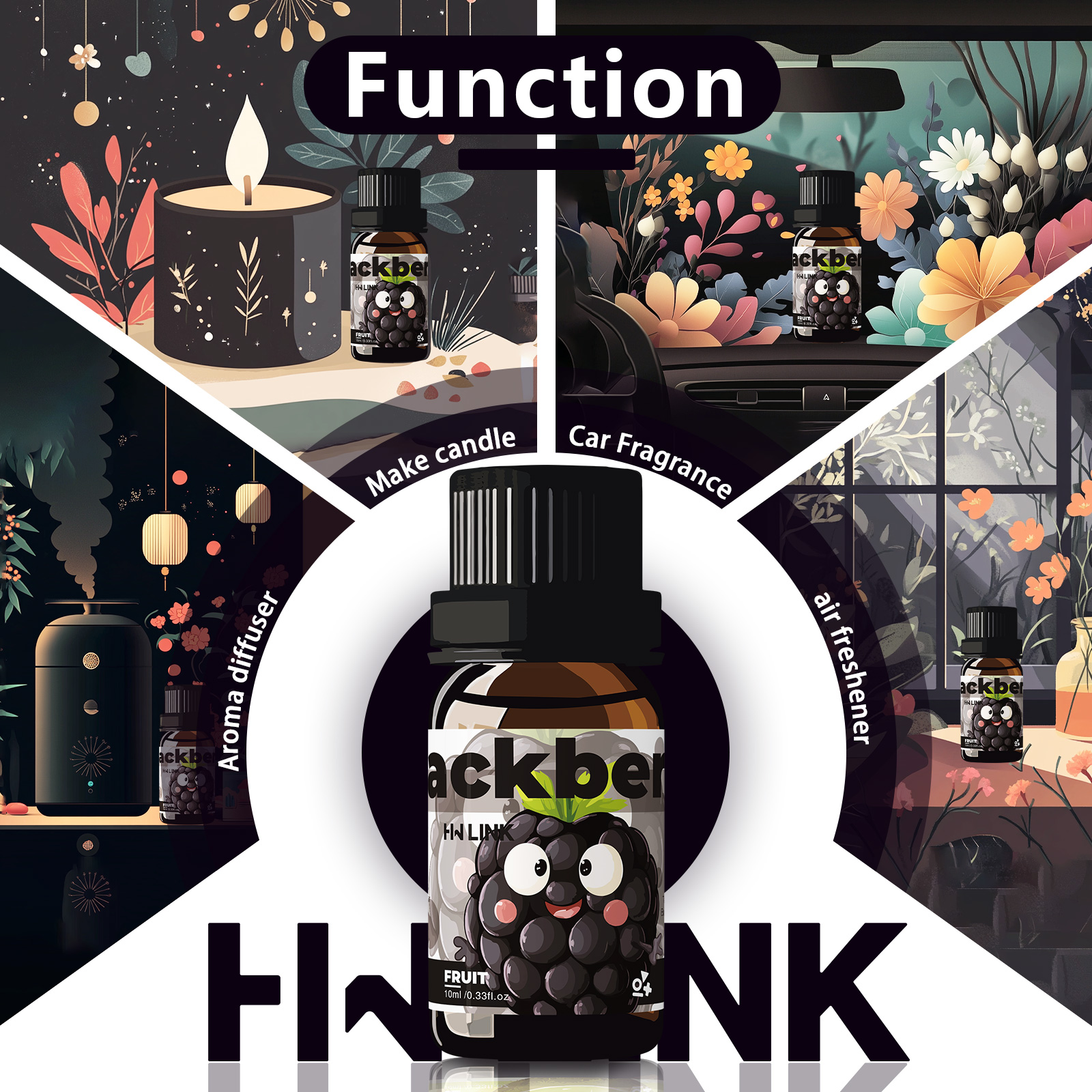 Blackberry Essential Oil Black - Candle Making And Perfume บทวิจารณ์และราคา