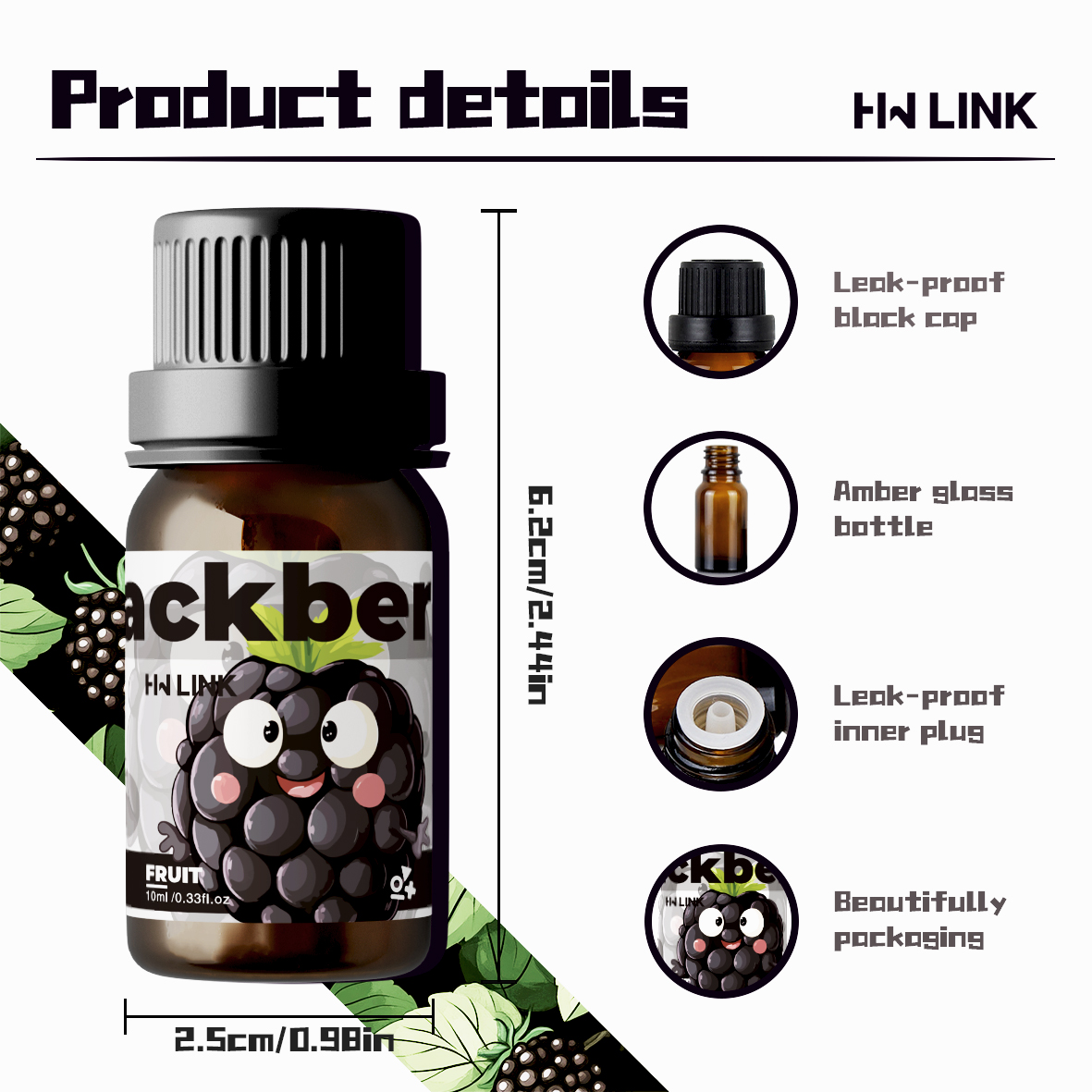 Blackberry Essential Oil Black - Candle Making And Perfume บทวิจารณ์และราคา