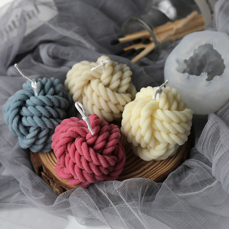 3D Wool Shape Candle Mold Scen - Candle Making Jelly บทวิจารณ์และราคา