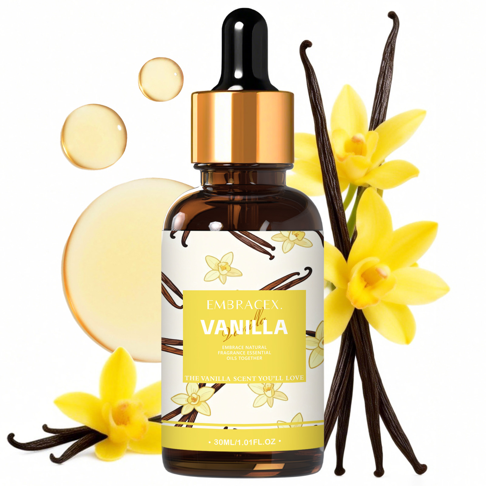 30ml Vanilla Essential Oil Per - Candle Making And Perfume บทวิจารณ์และราคา