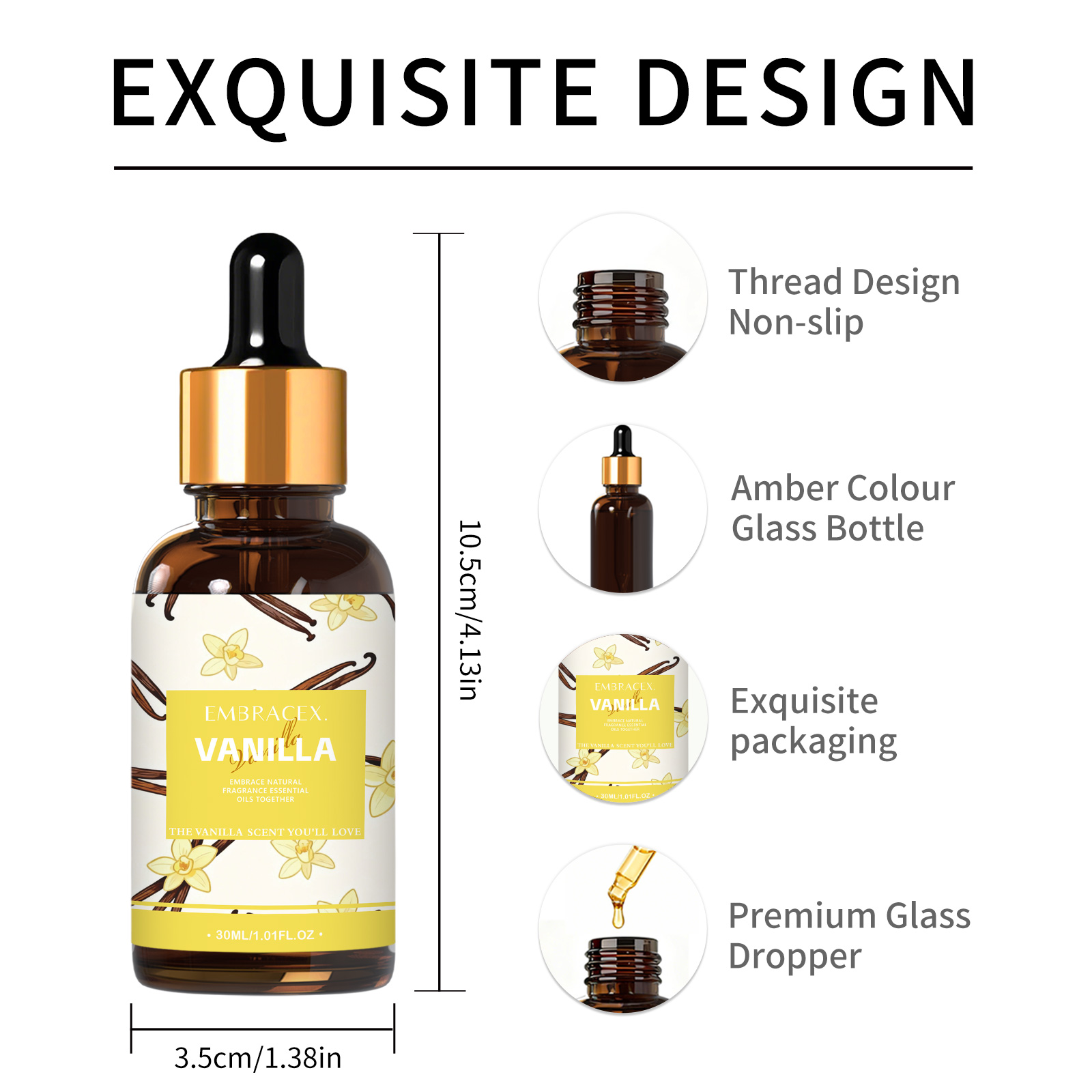 30ml Vanilla Essential Oil Per - Candle Making And Perfume บทวิจารณ์และราคา