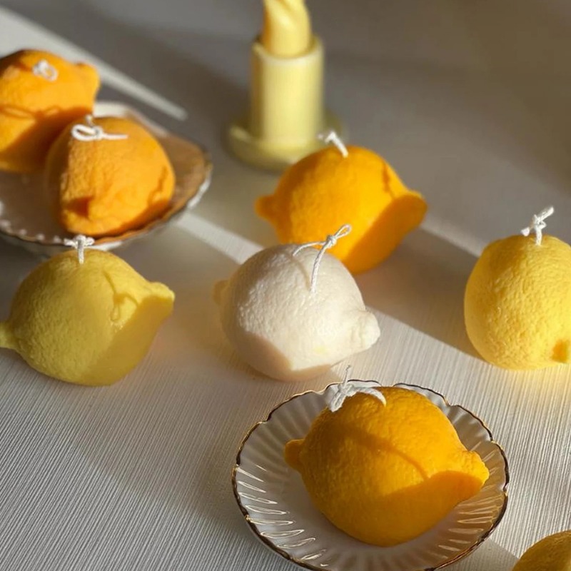 Orange Fruit Candle Mold DIY S - Candle Making Jelly บทวิจารณ์และราคา