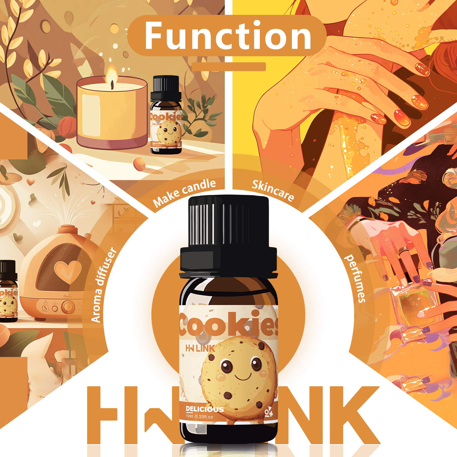 10ml Cookies Essential Oils Pe - Candle Making And Perfume บทวิจารณ์และราคา