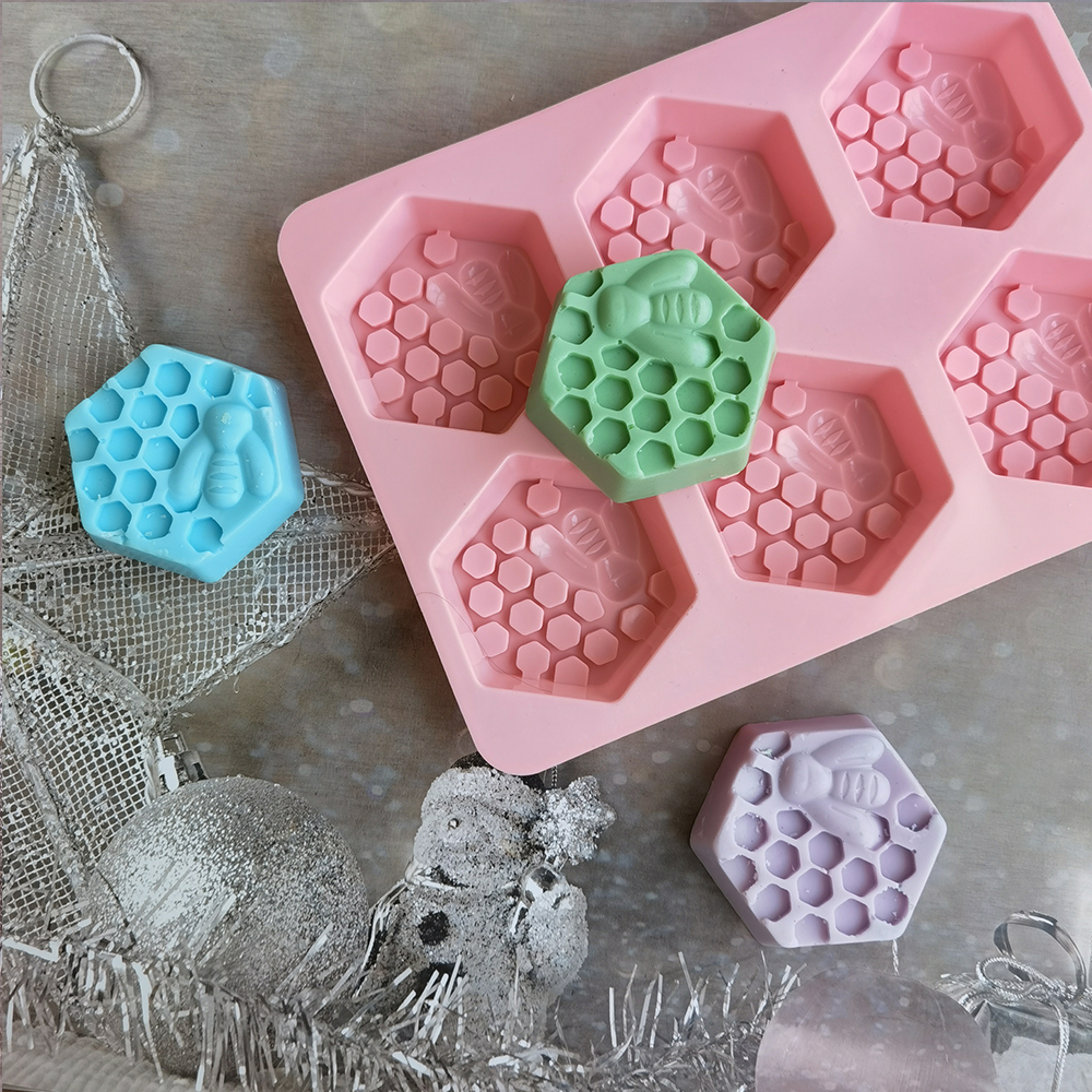 Silicone Hexagonal Bee Soap Mo - Candle Making Wax Melter บทวิจารณ์และราคา