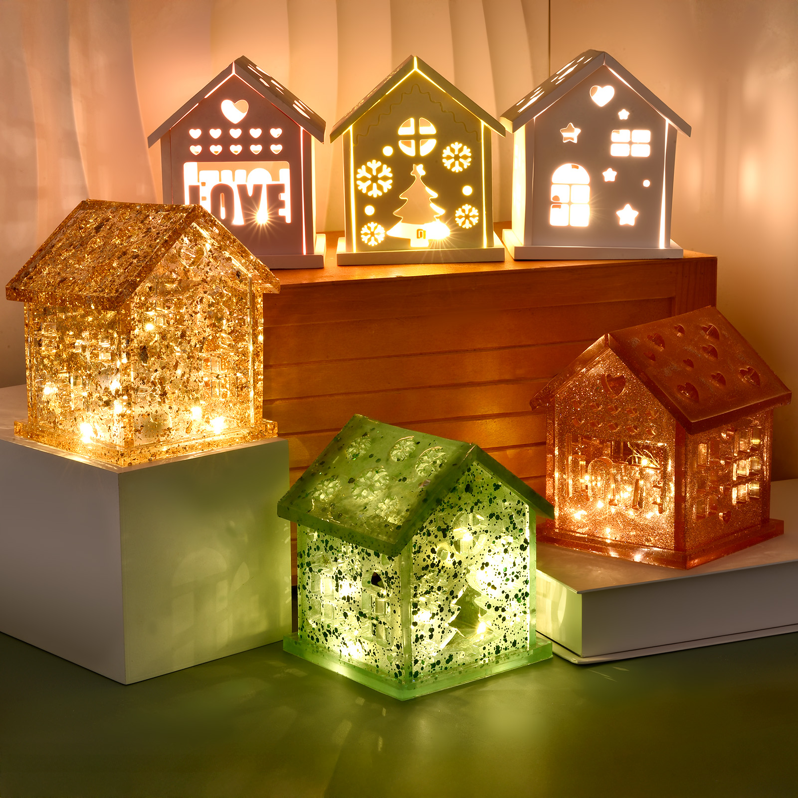 3D House Silicone Mold DIY Chr - Candle Making Items บทวิจารณ์และราคา