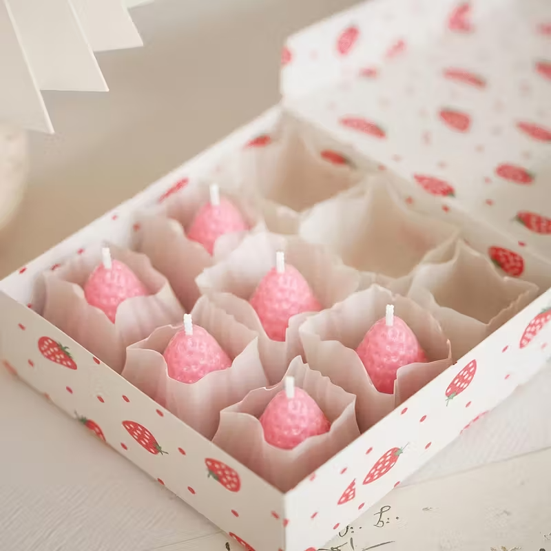 Strawberry Silicone Candle Mol - Candle Making Items บทวิจารณ์และราคา