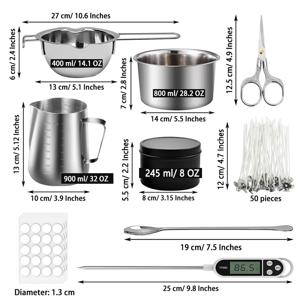 Glintmos DIY Candle Making Kit - Candle Making Items บทวิจารณ์และราคา