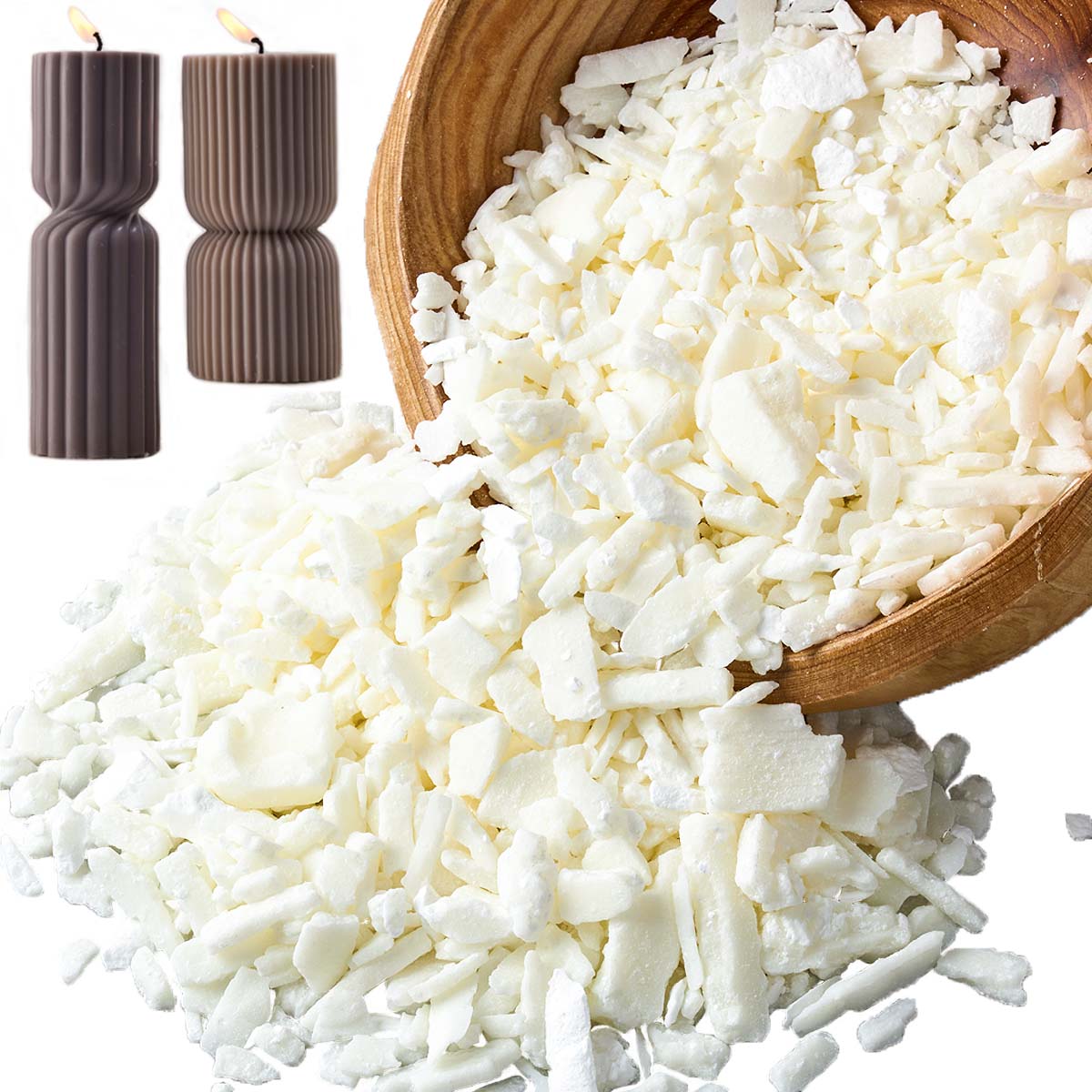 1 Pounds Pure White Soy Wax Fo - Candle Making Wax Melter บทวิจารณ์และราคา