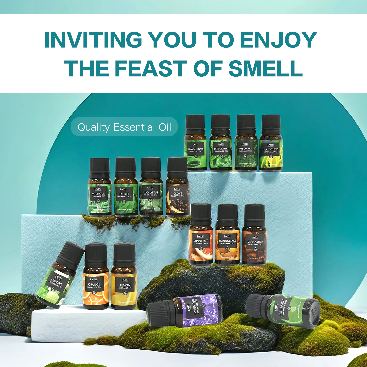 16x10ml Essential Oils Set for - Candle Making And Perfume บทวิจารณ์และราคา