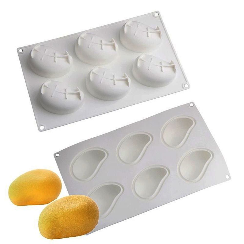 6 Cavity Mango Shaped Cake Mol - Candle Making Items บทวิจารณ์และราคา