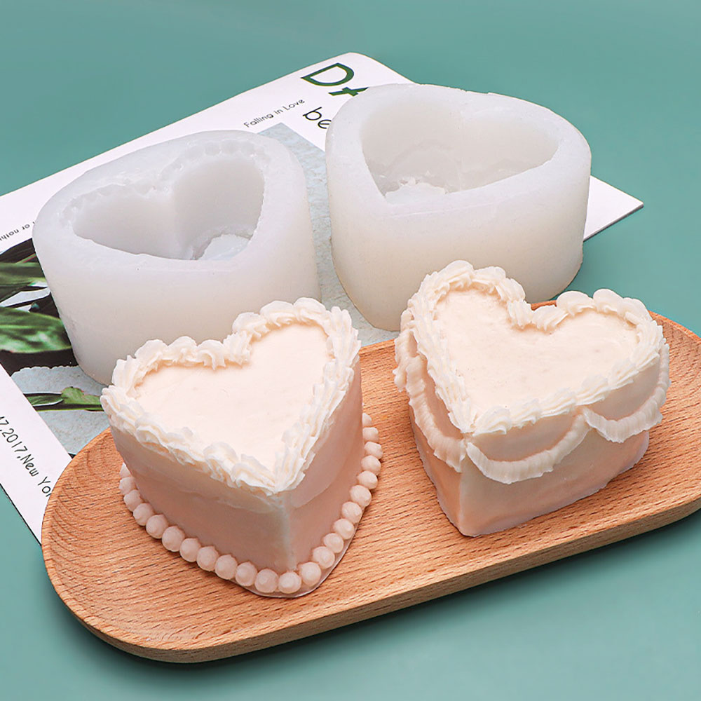 For Fun Heart Cake Shaped Cand - Candle Making Jelly บทวิจารณ์และราคา