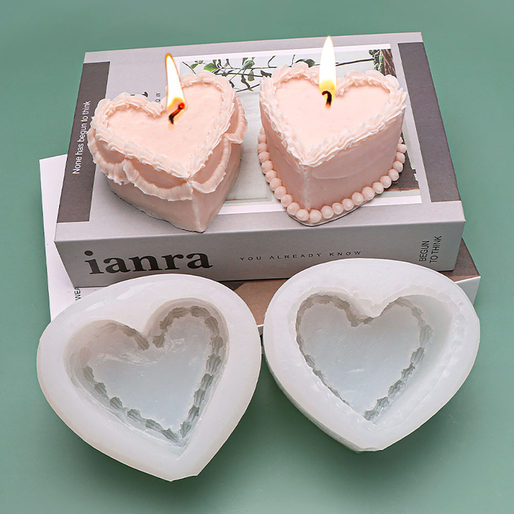 For Fun Heart Cake Shaped Cand - Candle Making Jelly บทวิจารณ์และราคา