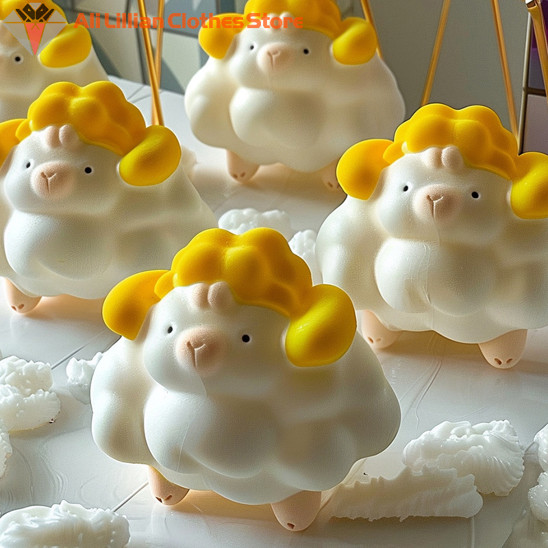 3D Sheep Shape Jelly Mold Kitc - Candle Making Jelly บทวิจารณ์และราคา