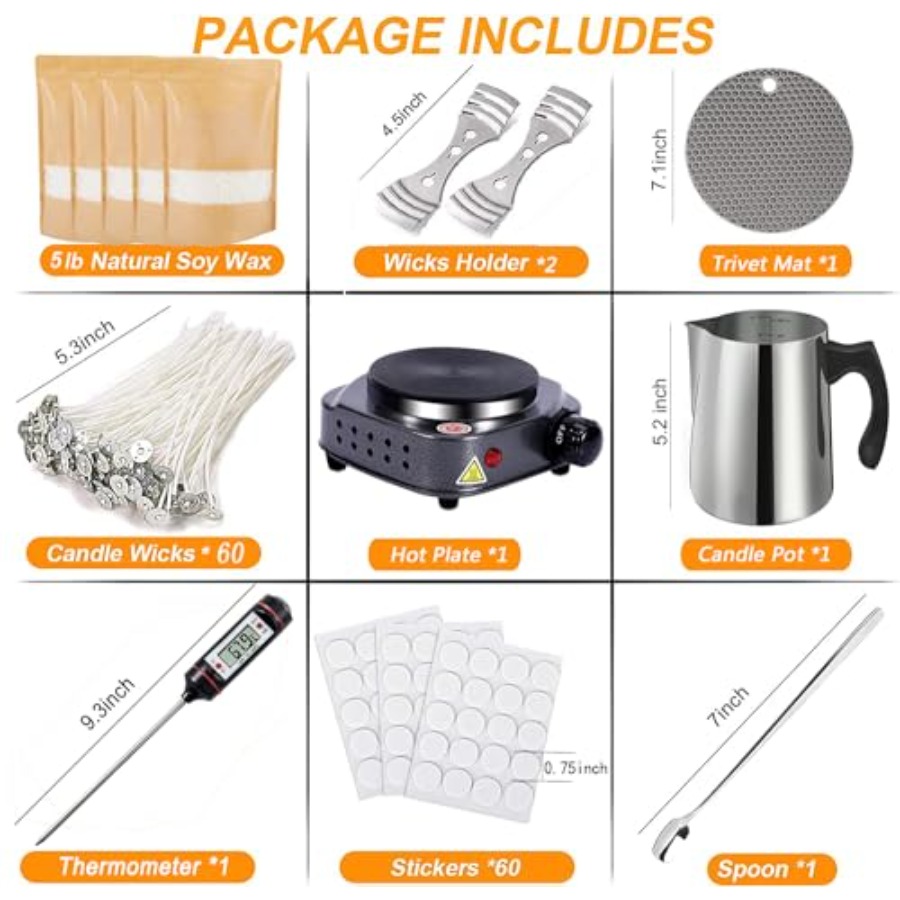Candle Making Kit with for Adu - Candle Making Wax Melter บทวิจารณ์และราคา