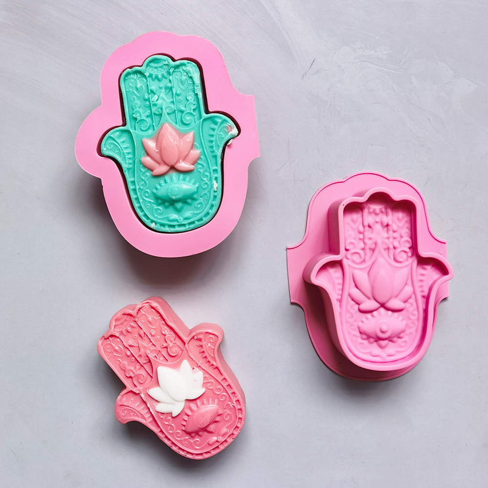 2/4pcs Silicone Soap Molds DIY - Candle Making Jelly บทวิจารณ์และราคา