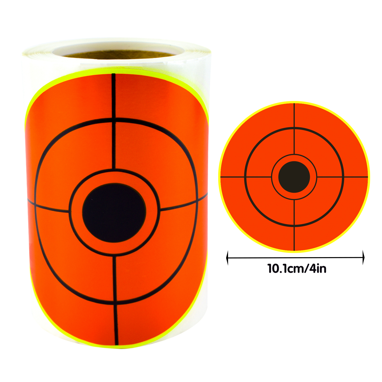 4inch 100Pcs Black Cross Round - Label Sticker Round บทวิจารณ์และราคา
