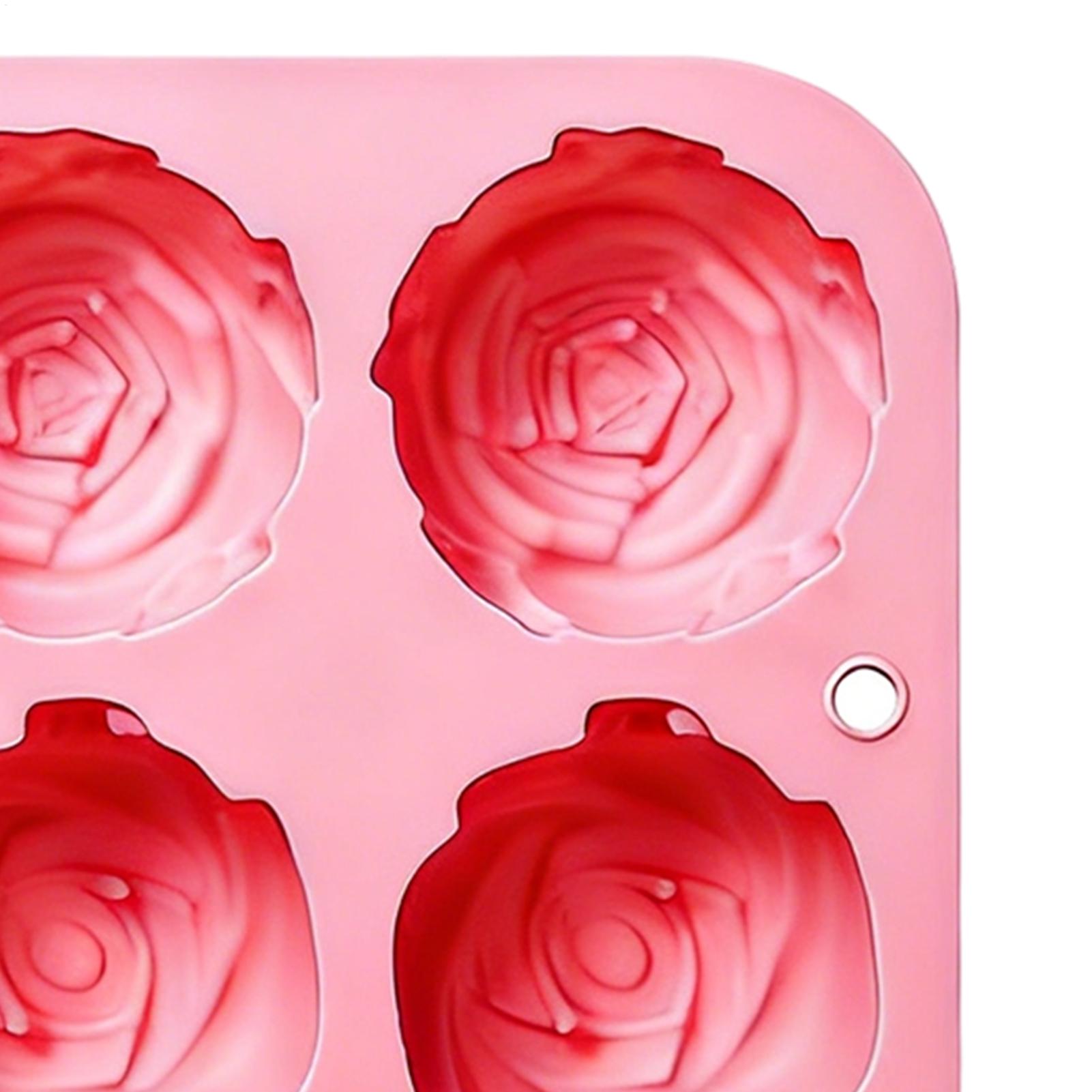 8 Holes Rose Flower Silicone M - Candle Making Items บทวิจารณ์และราคา