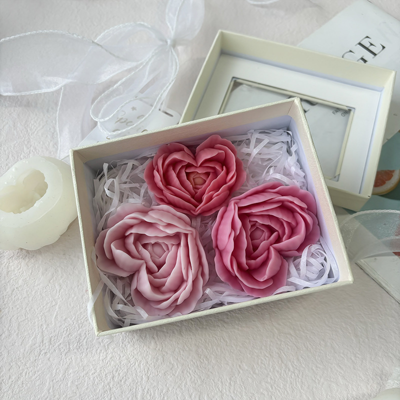 Love Flower Silicone Mold DIY  - Candle Making Jelly บทวิจารณ์และราคา