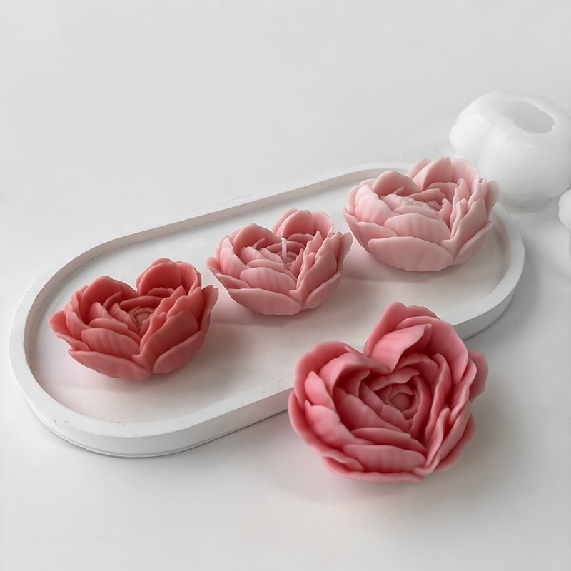 Love Flower Silicone Mold DIY  - Candle Making Jelly บทวิจารณ์และราคา