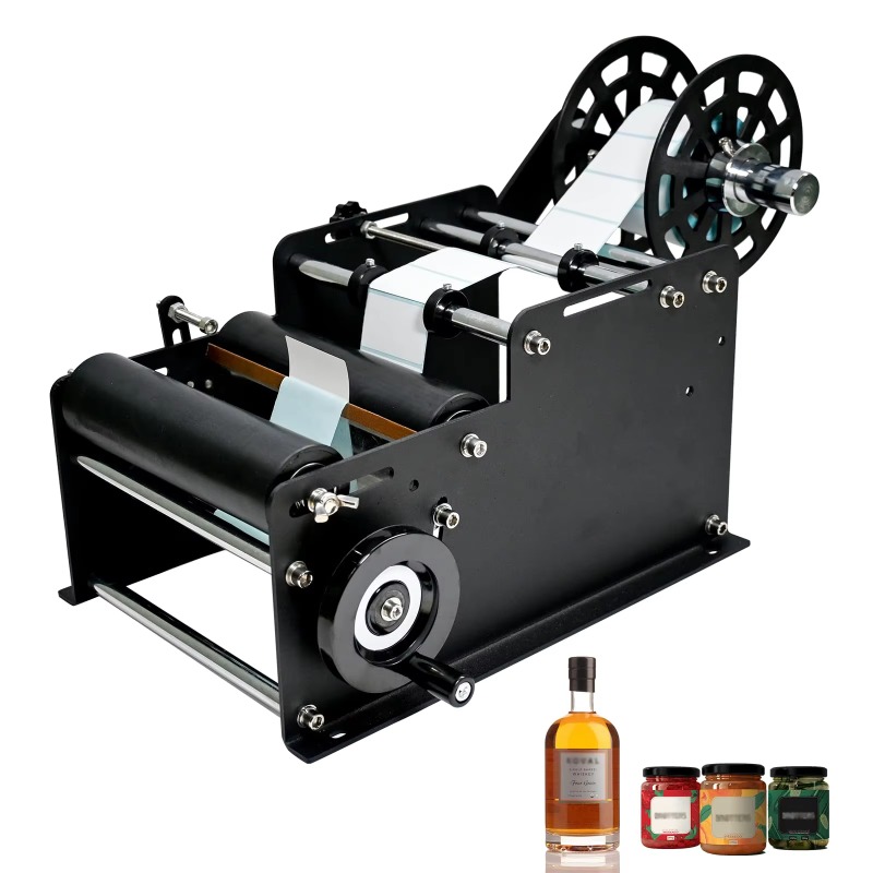 Manual Round Bottle Labeling M - Label Sticker Round บทวิจารณ์และราคา