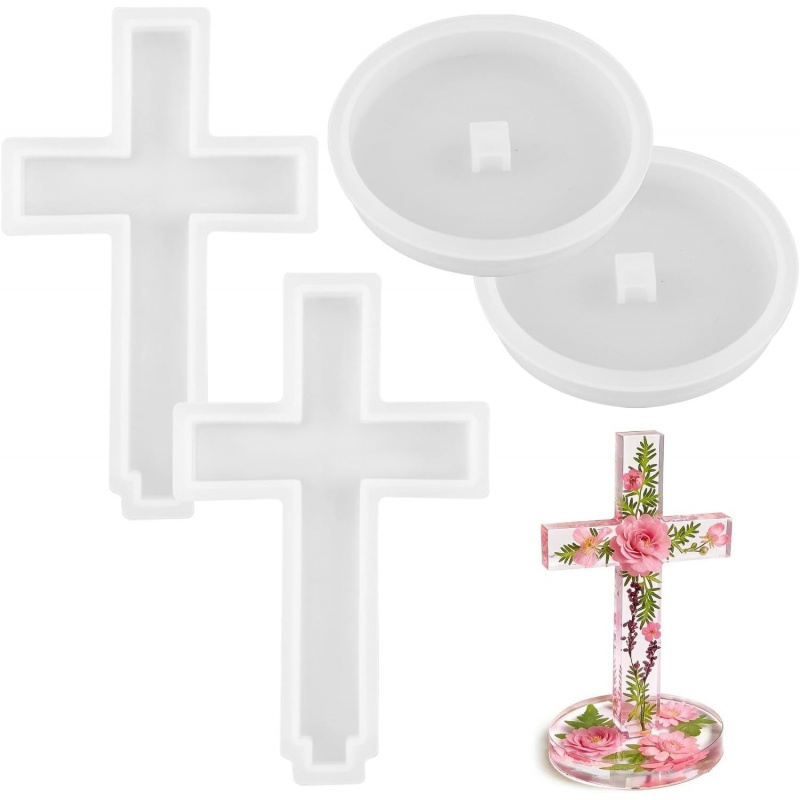 Two silicone molds with a base - Candle Making Items บทวิจารณ์และราคา