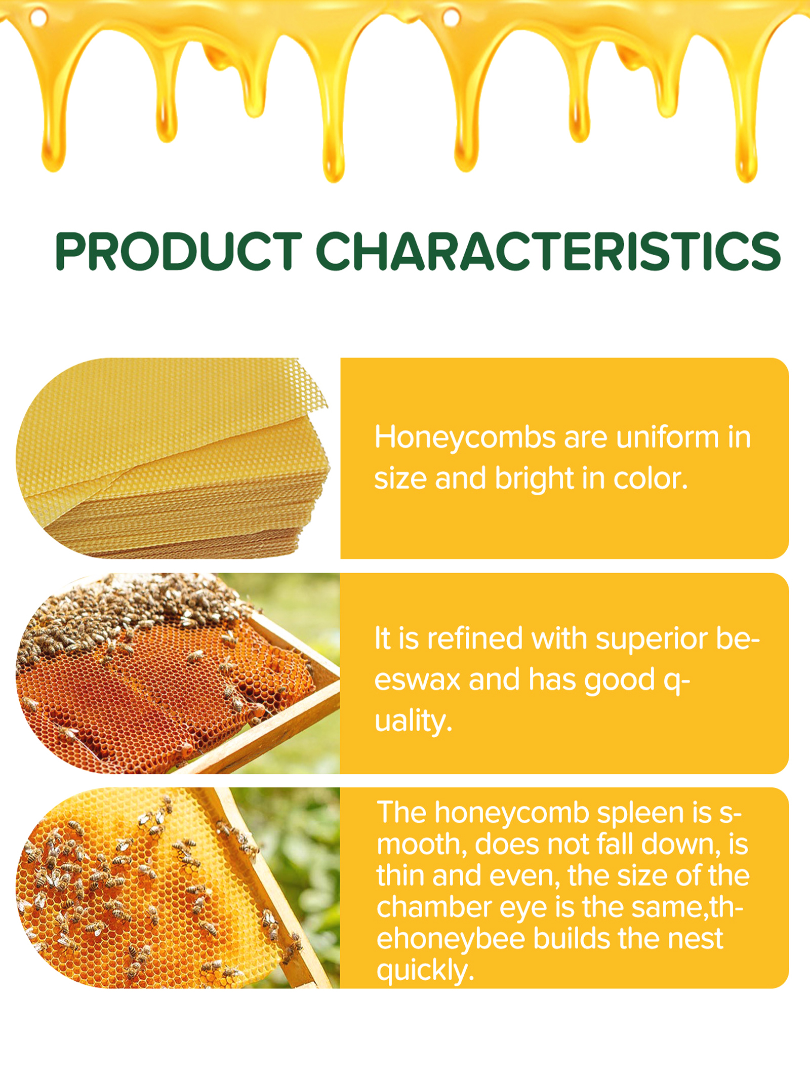 10Pcs Natural Honeycomb Bee Wa - Candle Making Wax Melter บทวิจารณ์และราคา