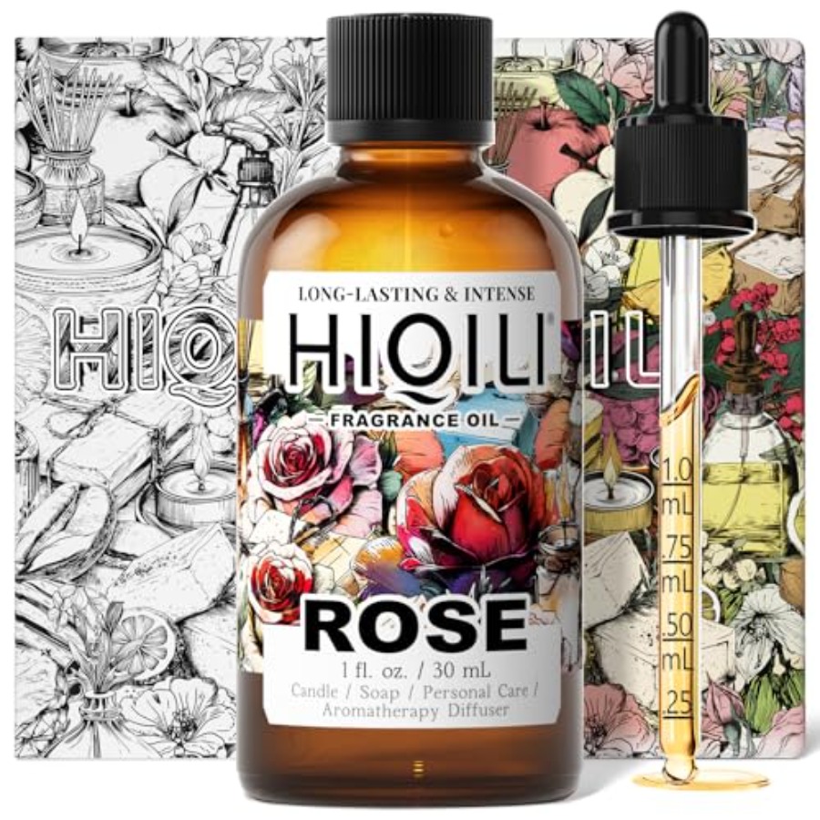 HIQILI Rose Fragrance Oil for  - Candle Making And Perfume บทวิจารณ์และราคา