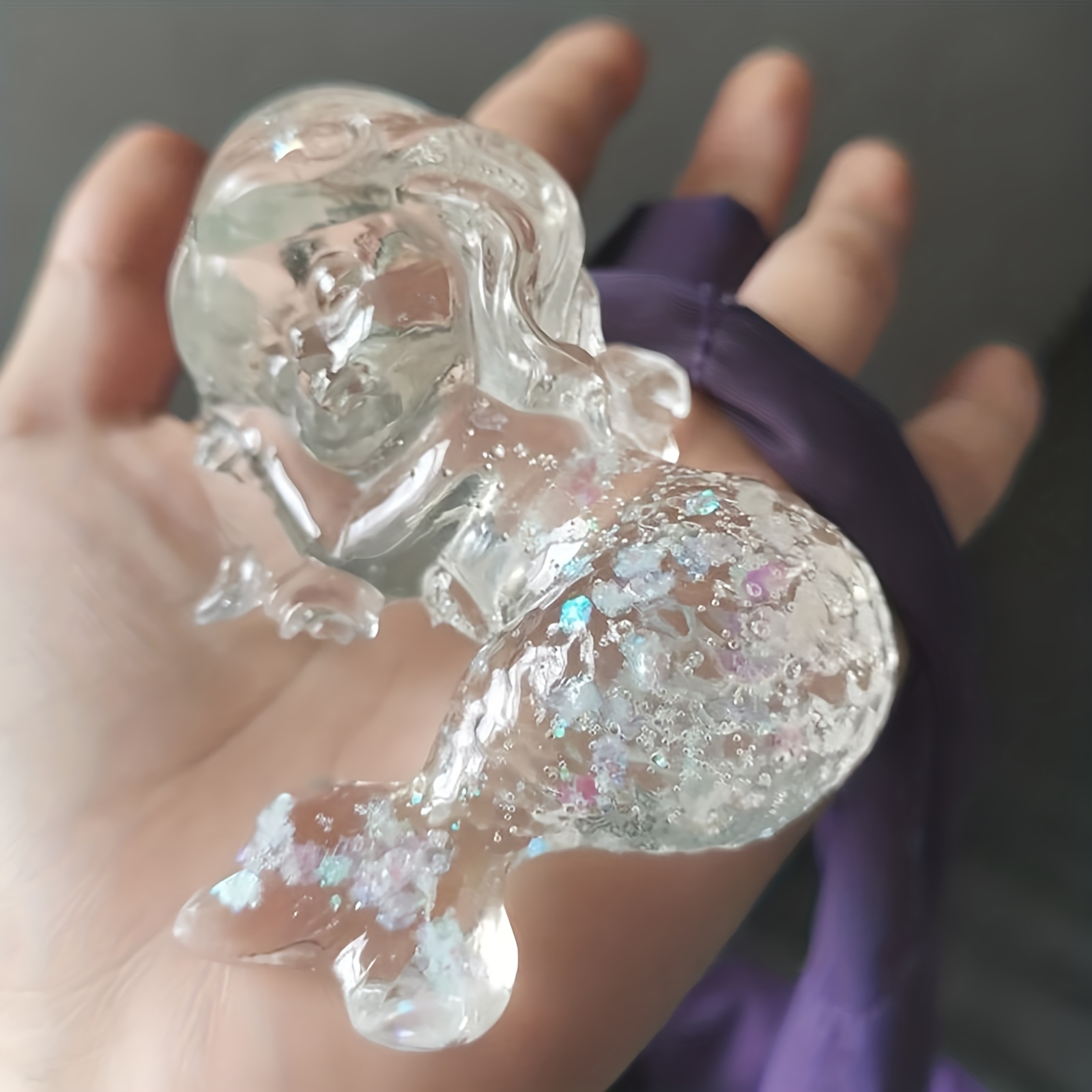 Cute Cartoon Mermaid Silicone  - Candle Making Items บทวิจารณ์และราคา