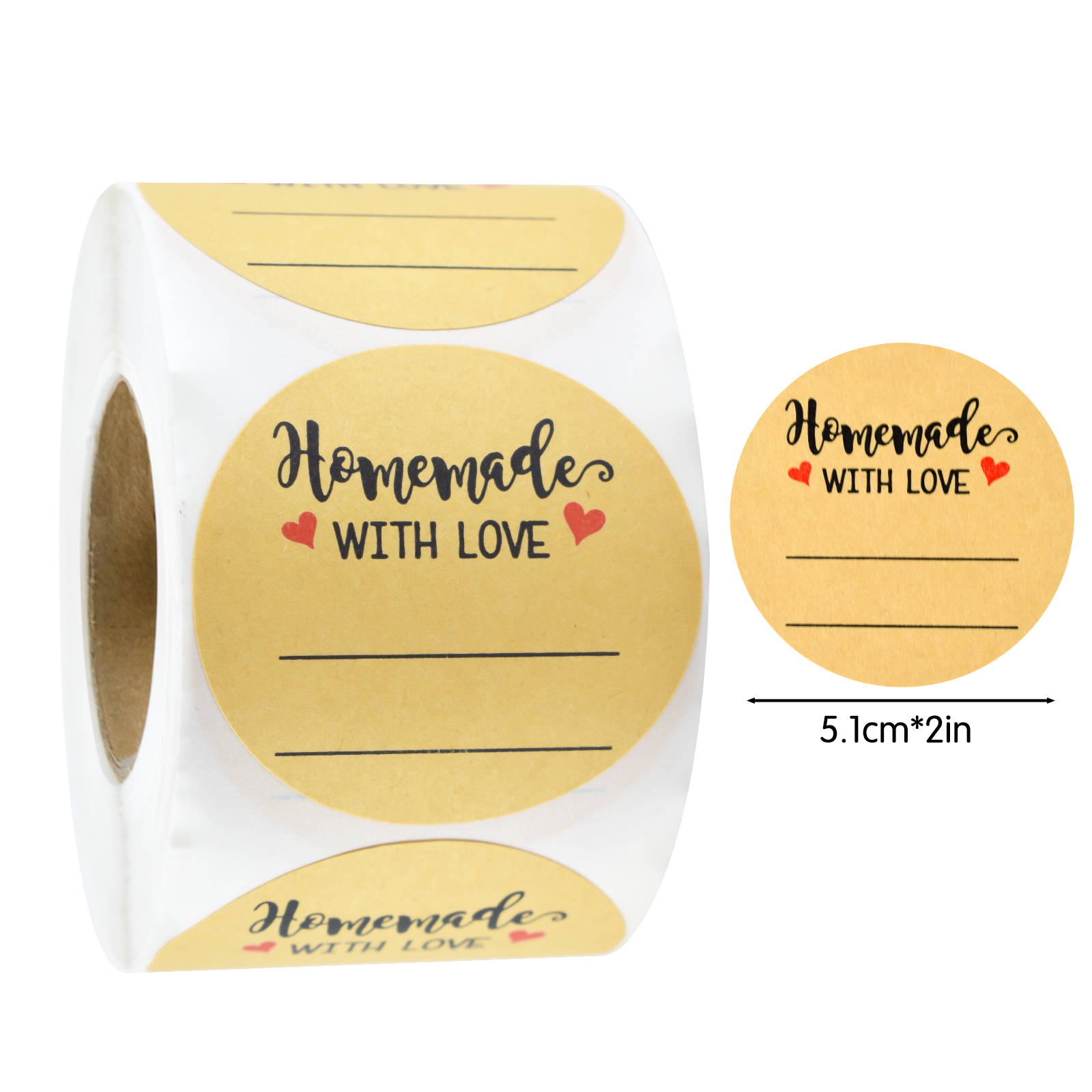 200Pcs 2-Inch Round Writable K - Label Sticker Round บทวิจารณ์และราคา