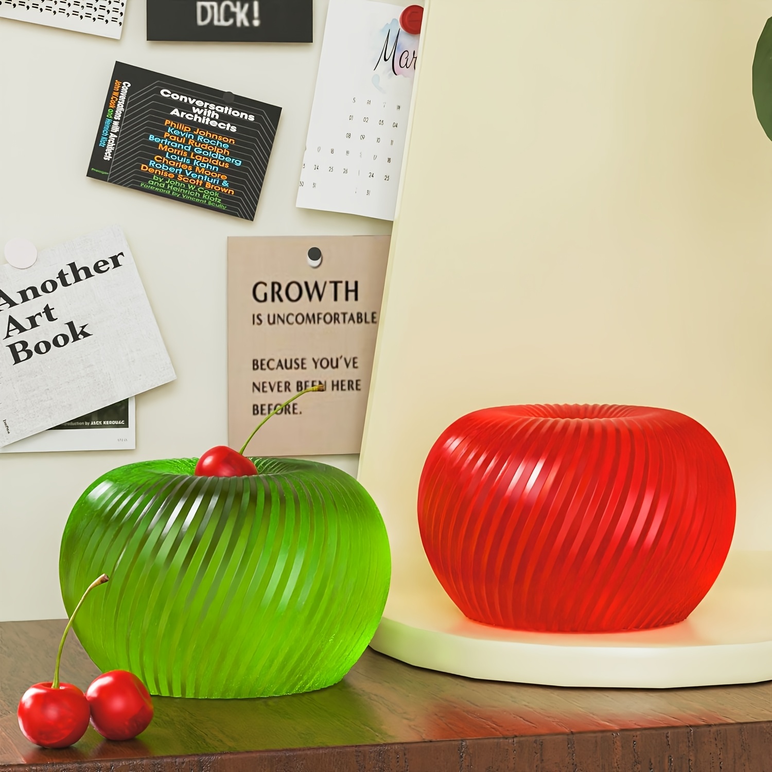 A trendy red apple silicone mo - Candle Making Items บทวิจารณ์และราคา