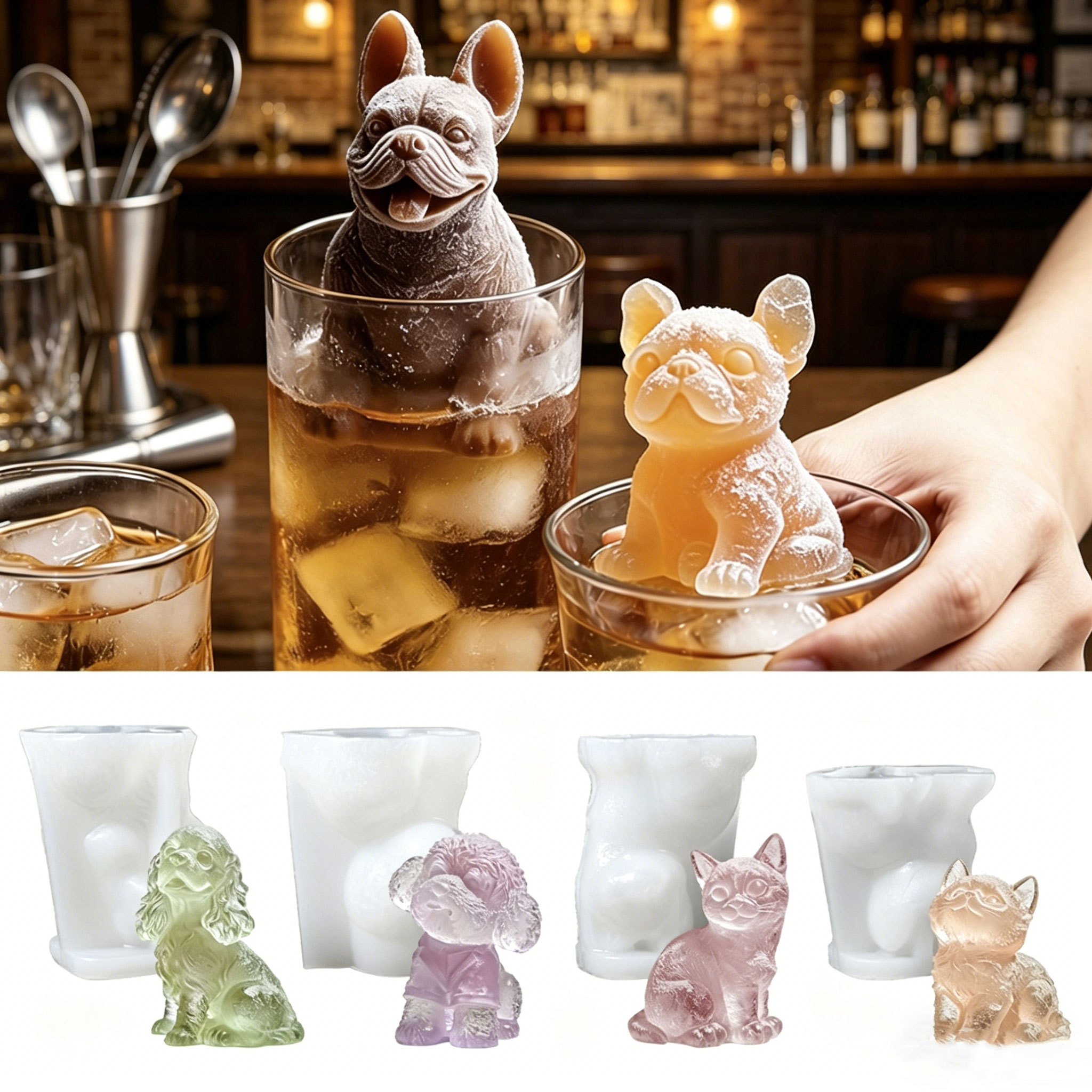 3D Animal Candle Silicone Mold - Candle Making Jelly บทวิจารณ์และราคา