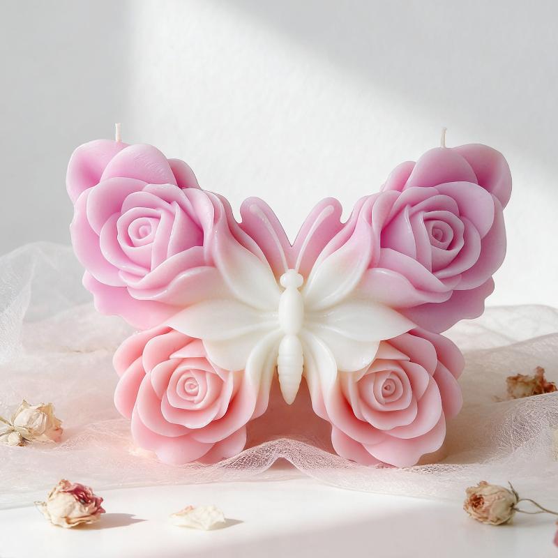 DIY Rose Butterfly Form Silico - Candle Making Items บทวิจารณ์และราคา