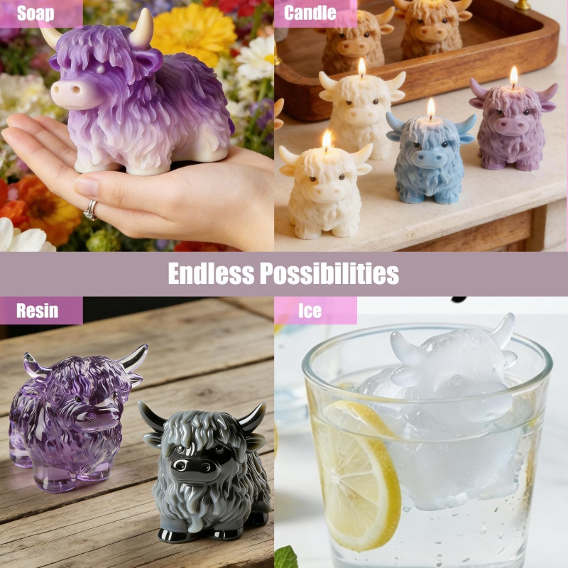 1 Pieces3DSilicone mold in the - Candle Making Jelly บทวิจารณ์และราคา