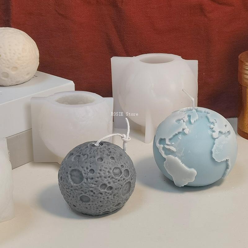 Earth Silicone Candle Mould Ha - Candle Making Jelly บทวิจารณ์และราคา
