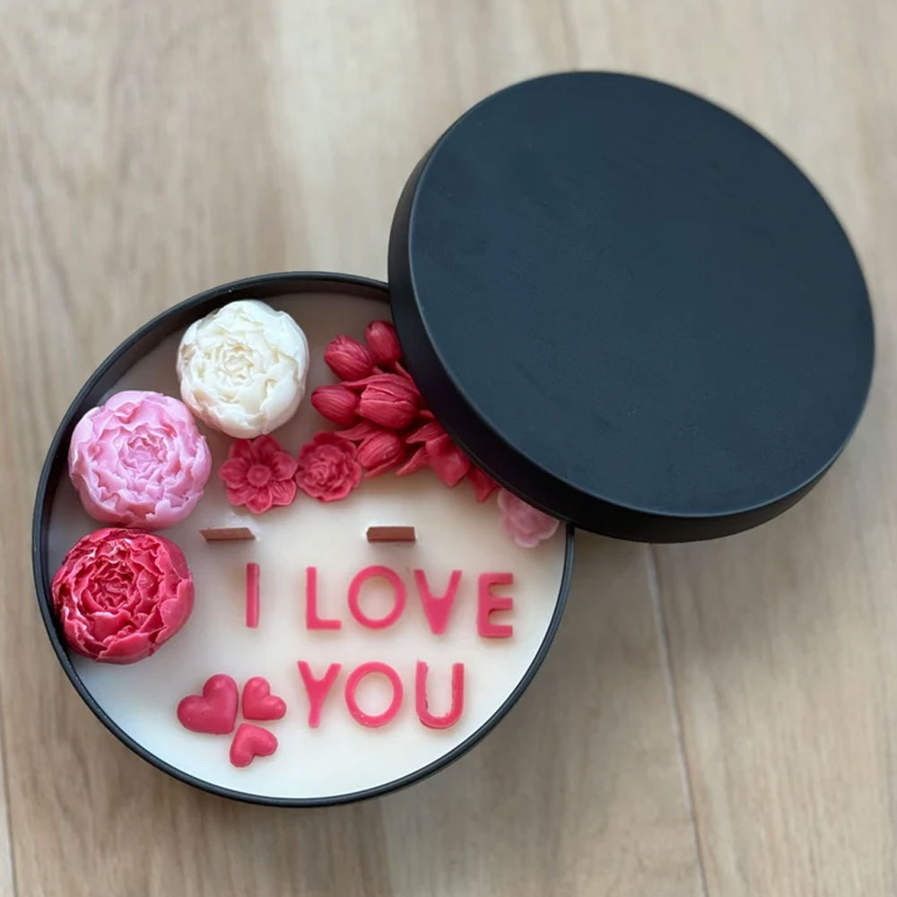 2pcs Austin Heart Silicone Can - Candle Making Austin บทวิจารณ์และราคา
