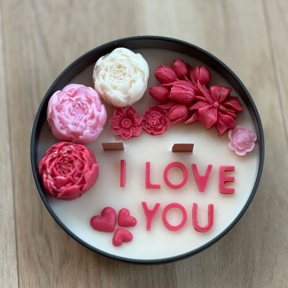 2pcs Austin Heart Silicone Can - Candle Making Austin บทวิจารณ์และราคา