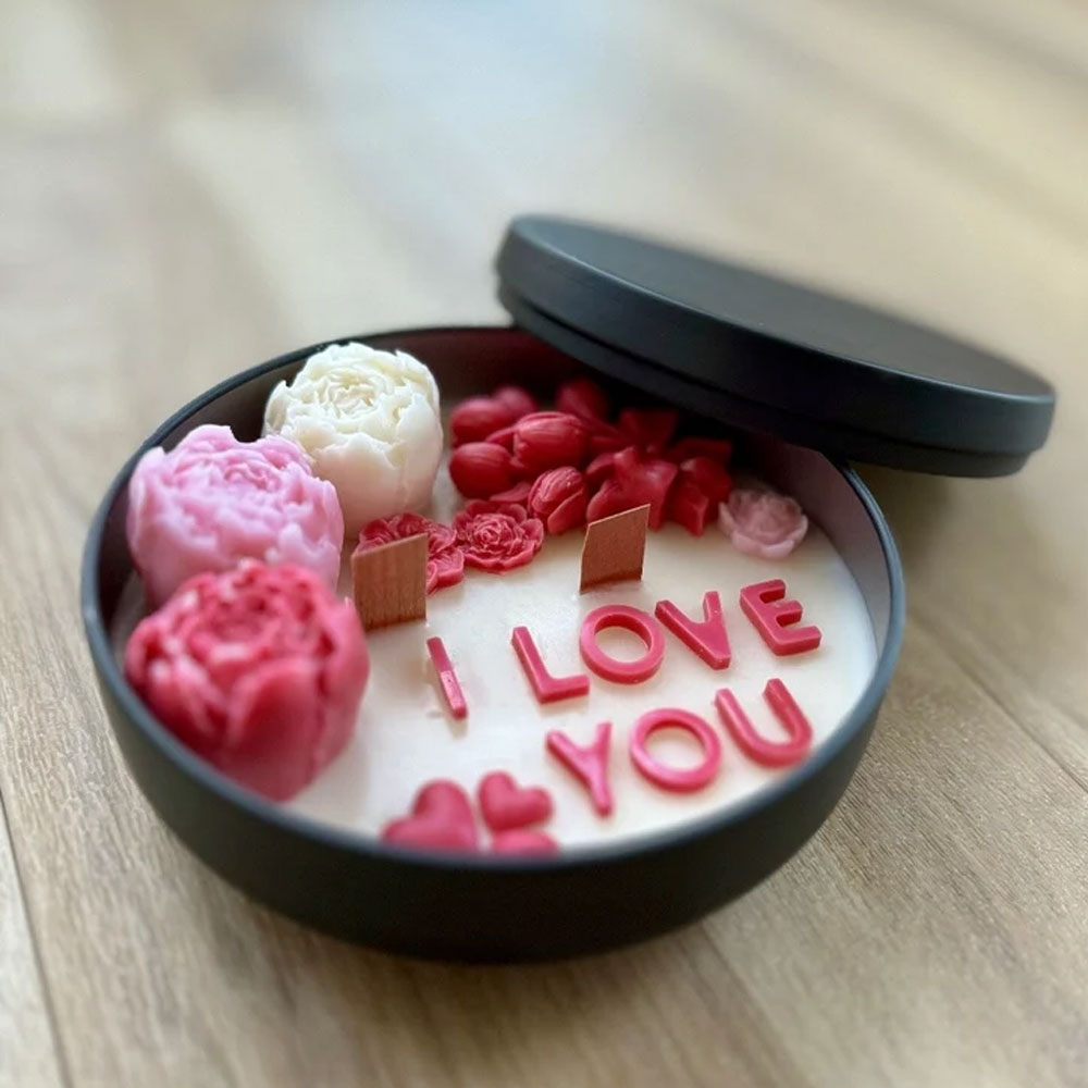 2pcs Austin Heart Silicone Can - Candle Making Austin บทวิจารณ์และราคา