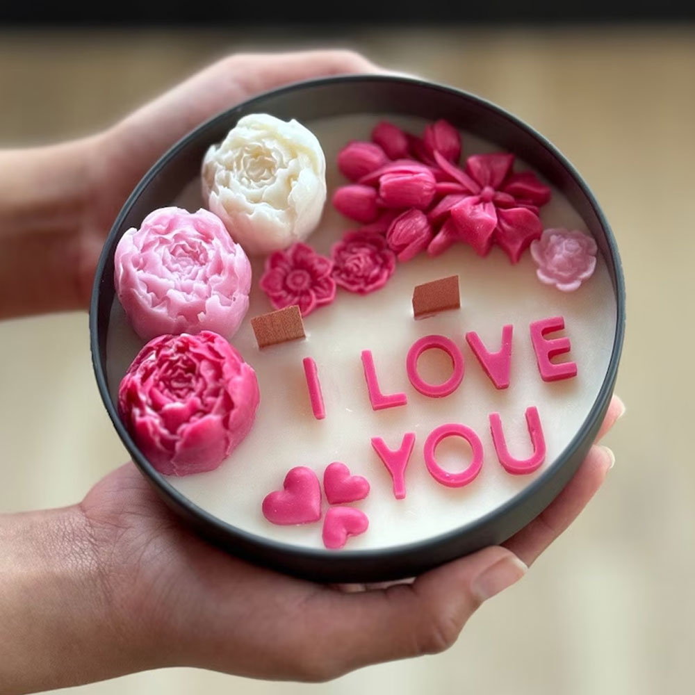 2pcs Austin Heart Silicone Can - Candle Making Austin บทวิจารณ์และราคา