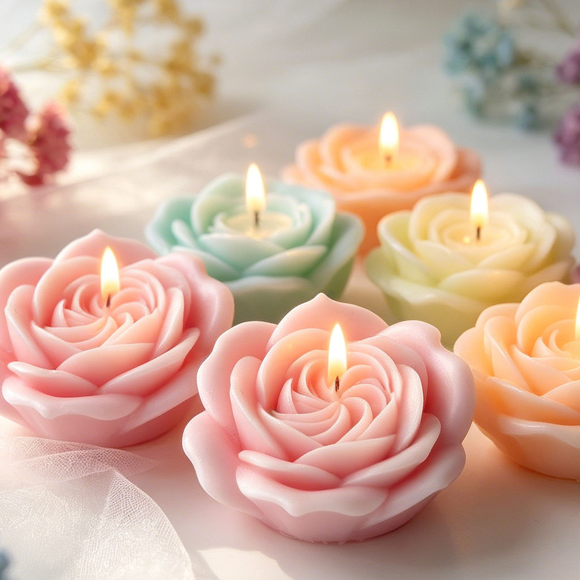 Flowers Form Austin Rose Aroma - Candle Making Austin บทวิจารณ์และราคา