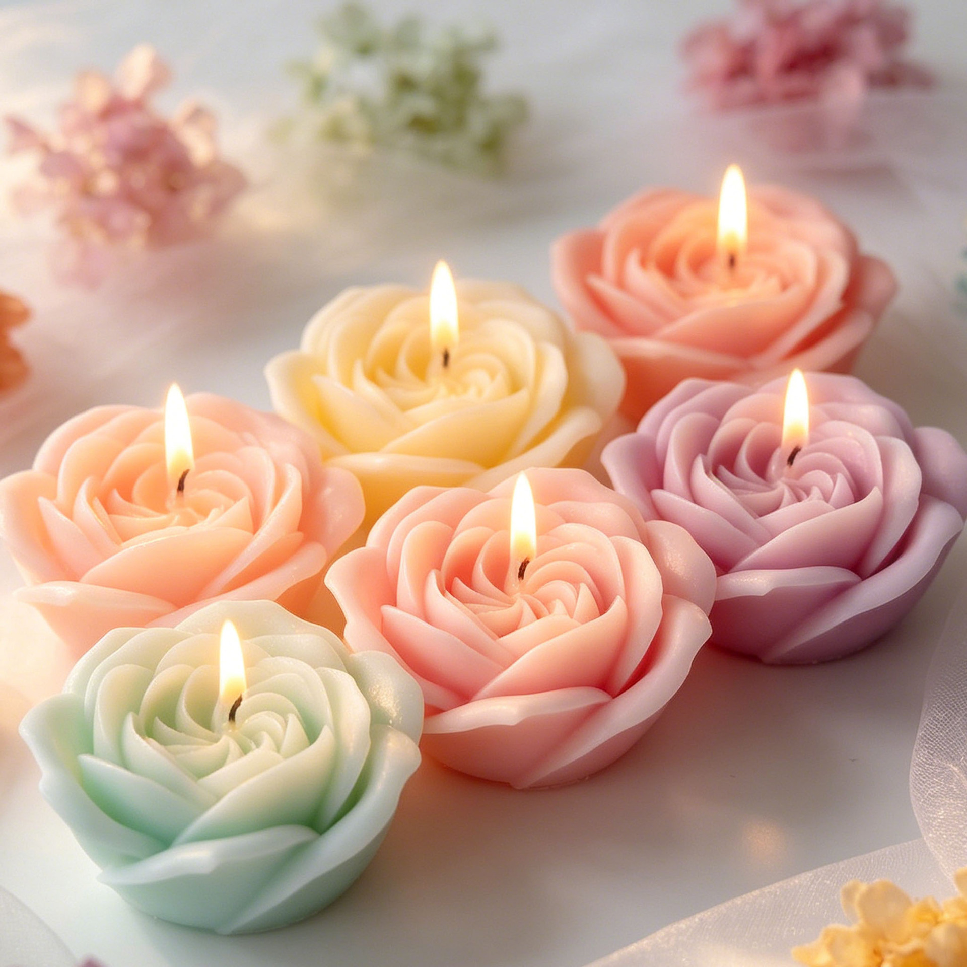 Flowers Form Austin Rose Aroma - Candle Making Austin บทวิจารณ์และราคา