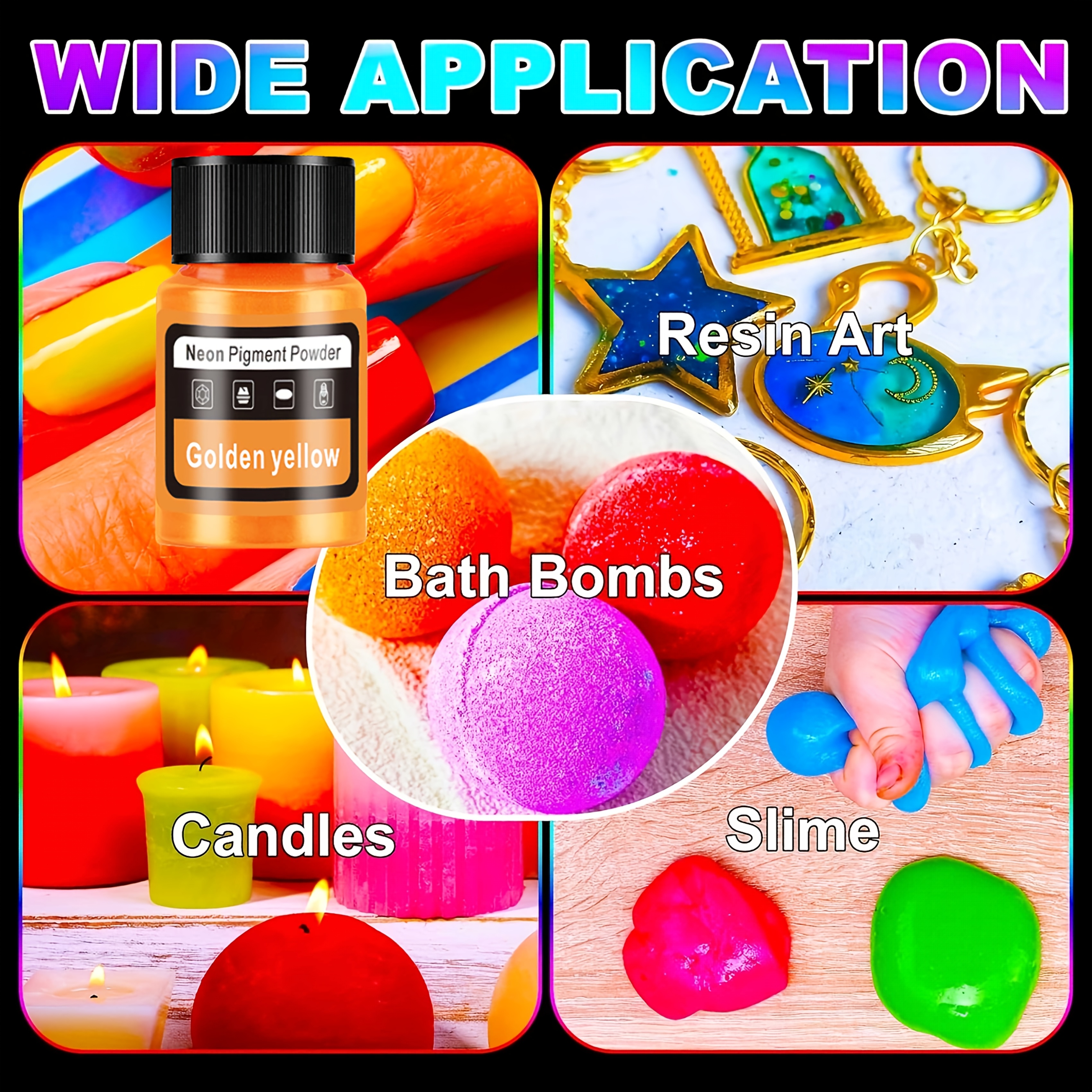 Fluorescent Powder/Neon Resin  - Candle Making Items บทวิจารณ์และราคา